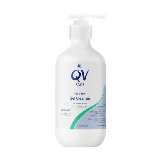 Qv Face Oil Free Oily to Combination skin Gel Cleanser 200Ml