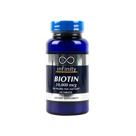 Infinity Biotin 10,000 Mcg 100 Tablets