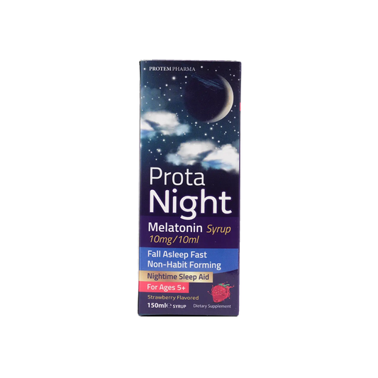 Protem Pharma Prota Night Melatonin Syrup 10mg/10ml 150ml