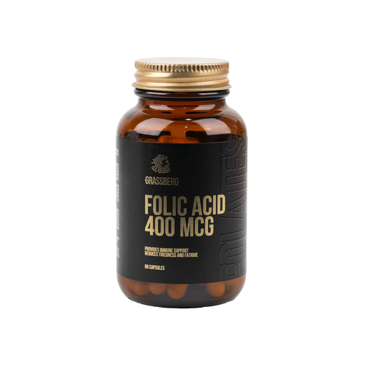 Grassberg Folic Acid 400 Mcg 60 Capsules