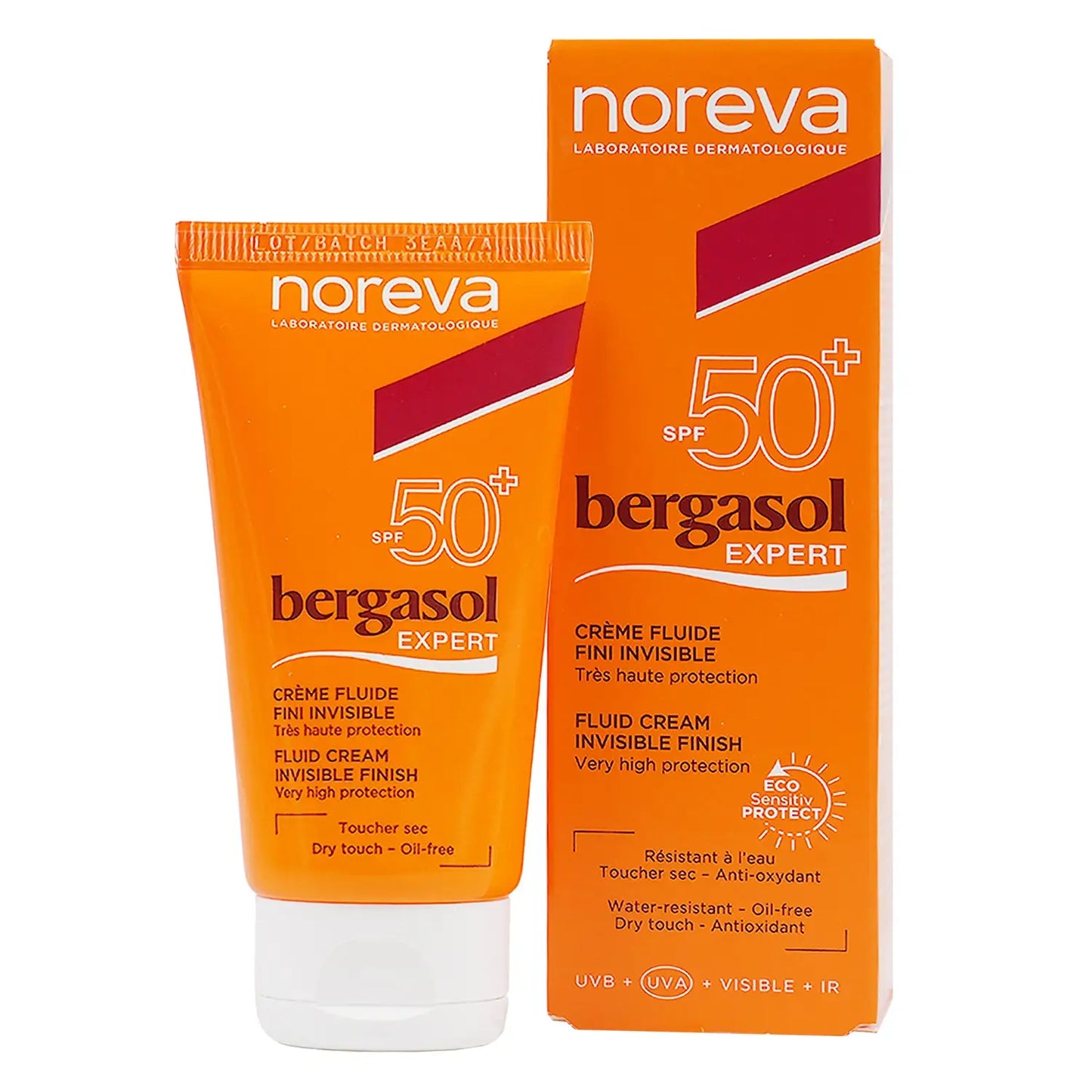 Noreva Bergasol Expert Fuild Cream SPF50+ 50ml