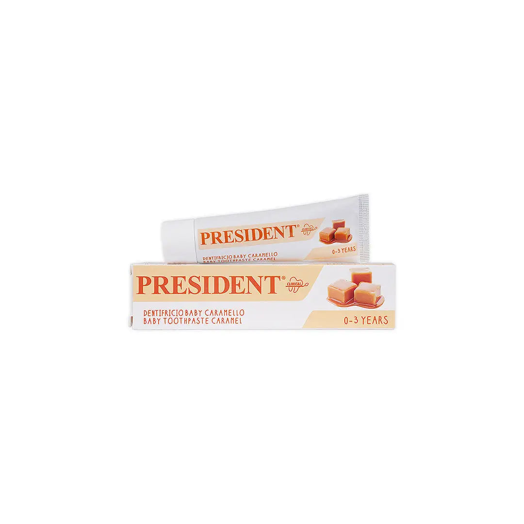 President Baby 0-3 Years Caramel Toothpaste 30ml