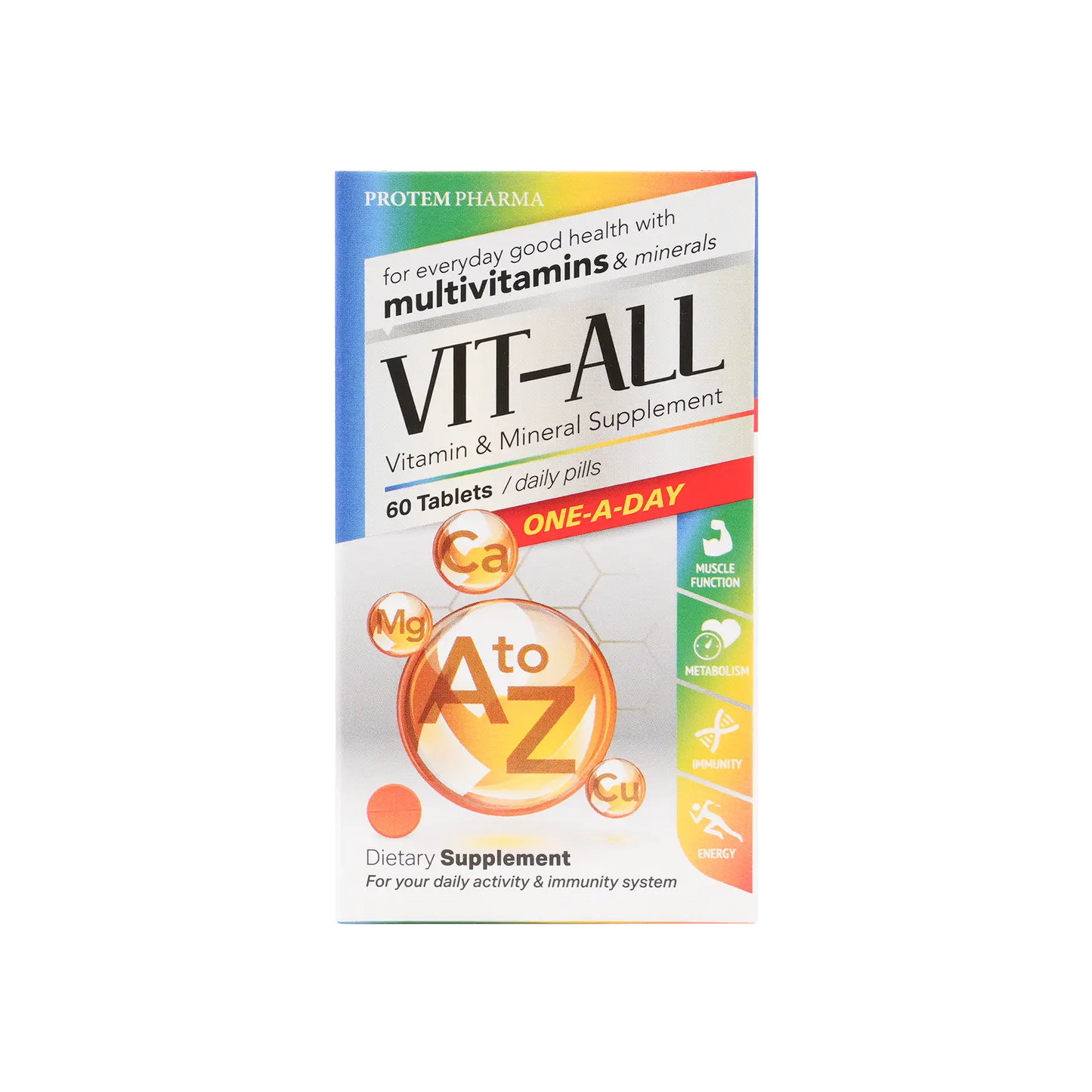 Protem Pharma Vit-All A To Z 60Tab
