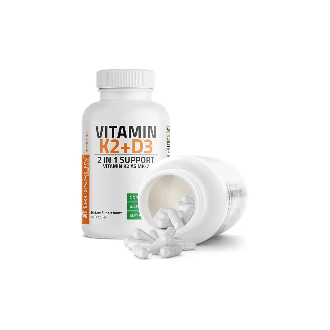 Bronson Vitamin k2+d3 60 Capsules
