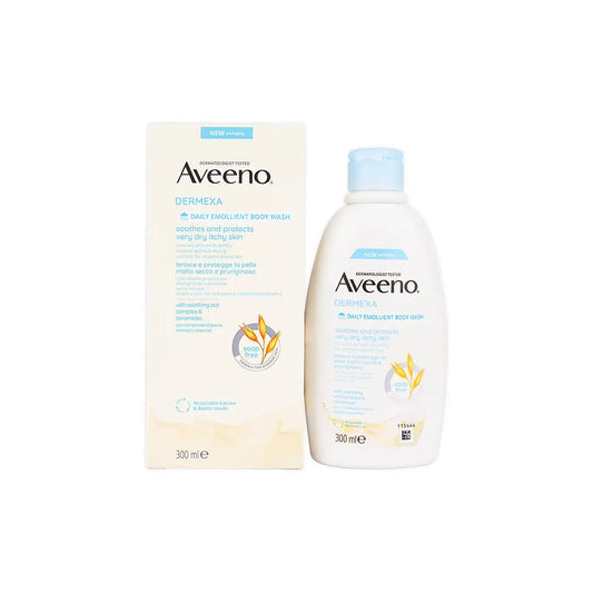 AVEENO DERMEXA EMOLLIENT BODY WASH 300ML