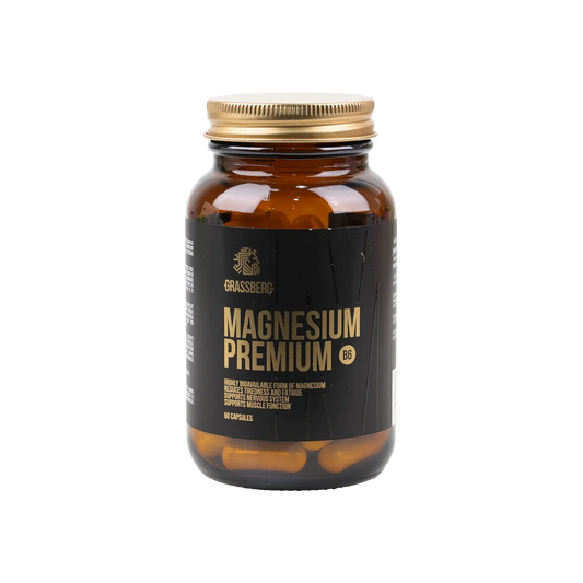 Grassberg Magnesium Premium B6 60 Capsules