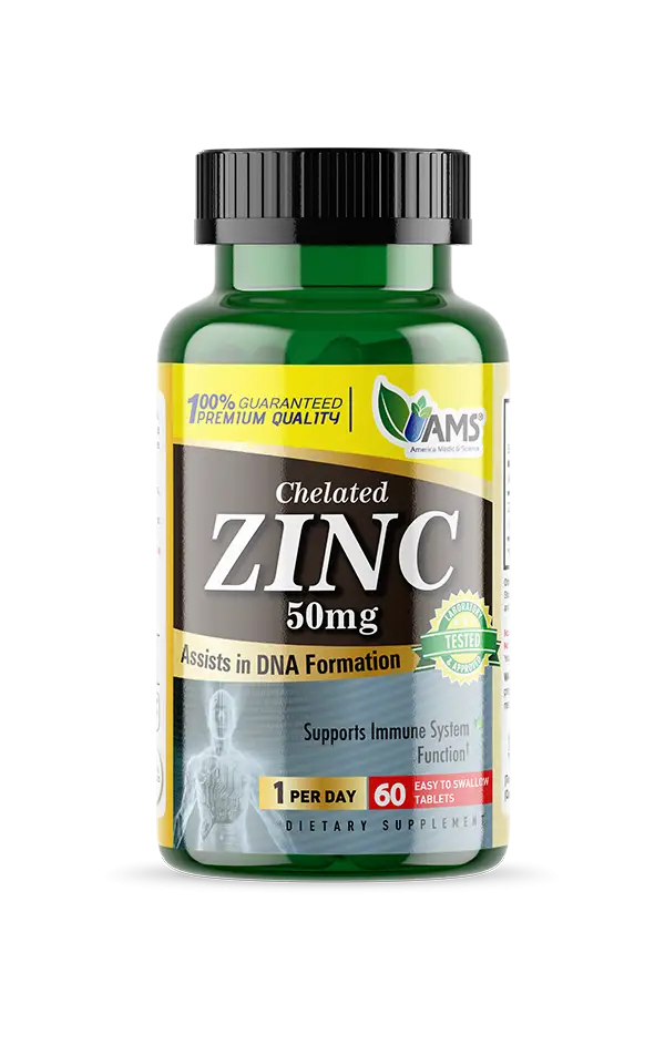 AMS Zinc 50Mg 60Cap