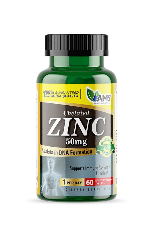AMS Zinc 50Mg 60Cap