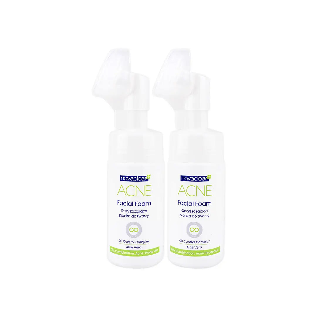 Novaclear Acne Facial Foam 100ml 2 pcs