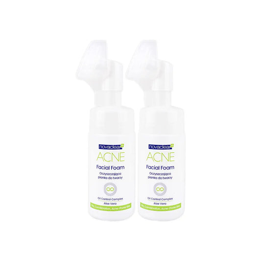 Novaclear Acne Facial Foam 100ml 2 pcs