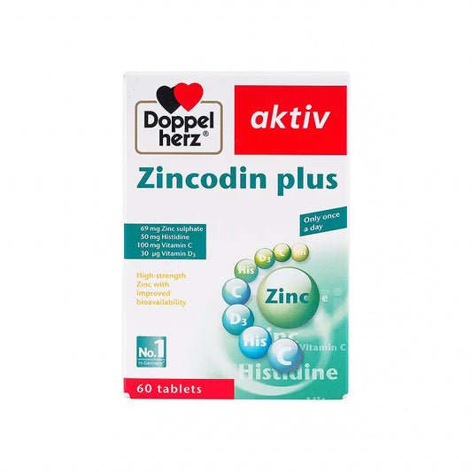 Doppelherz Aktiv Zincodin Plus 60 Tablets