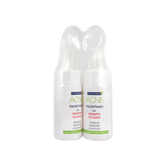 Novaclear Acne Facial Foam With Whitepro 100ml 2 pcs