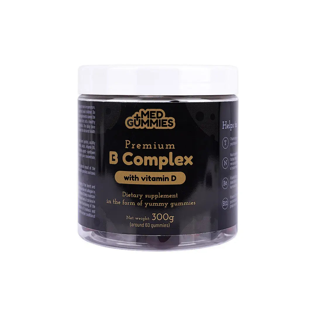 Fit 4 Life +Med Gummies Premium B Complex 300g 60 Gummies