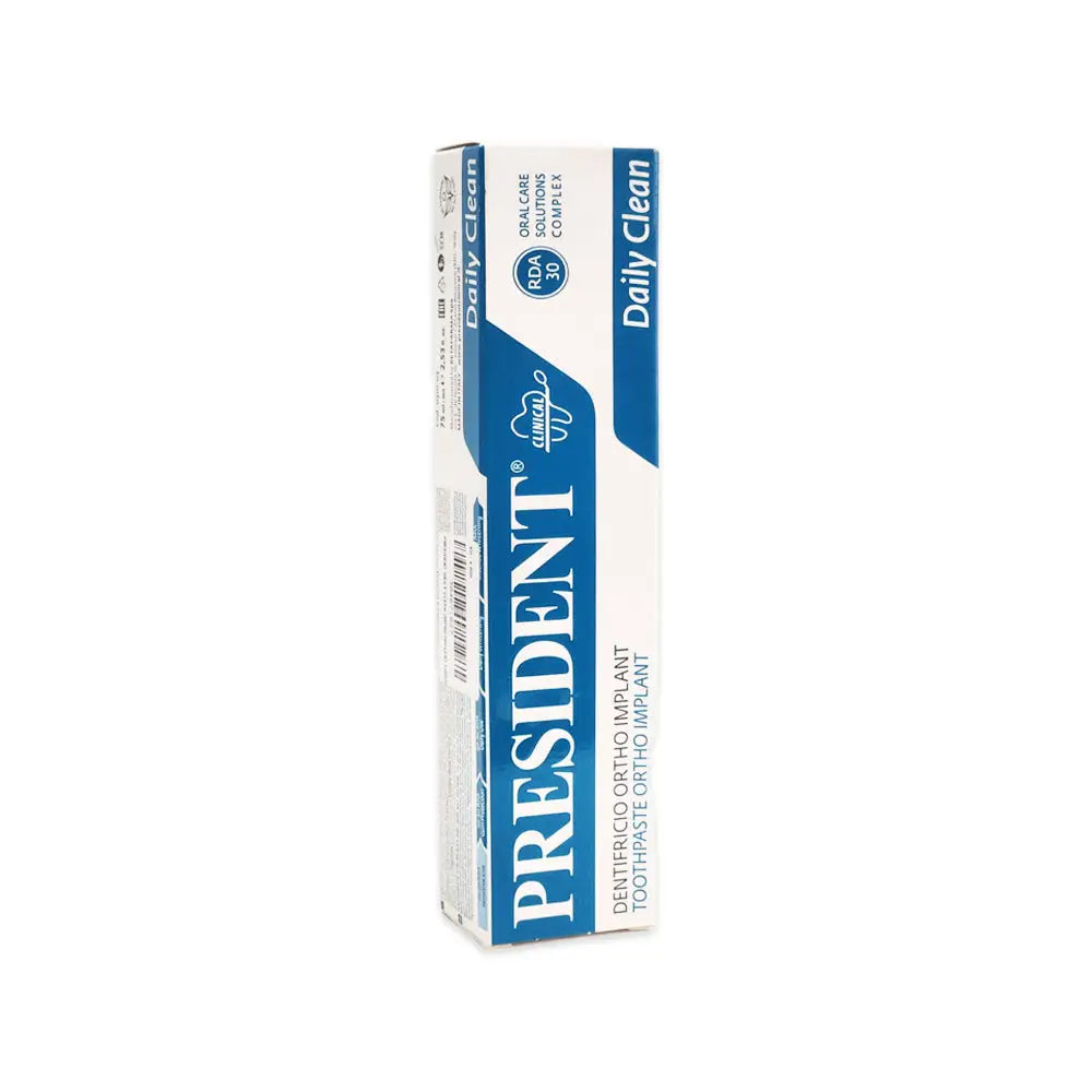 President Ortho-Implant Daily Clean Toothpaste 75ml