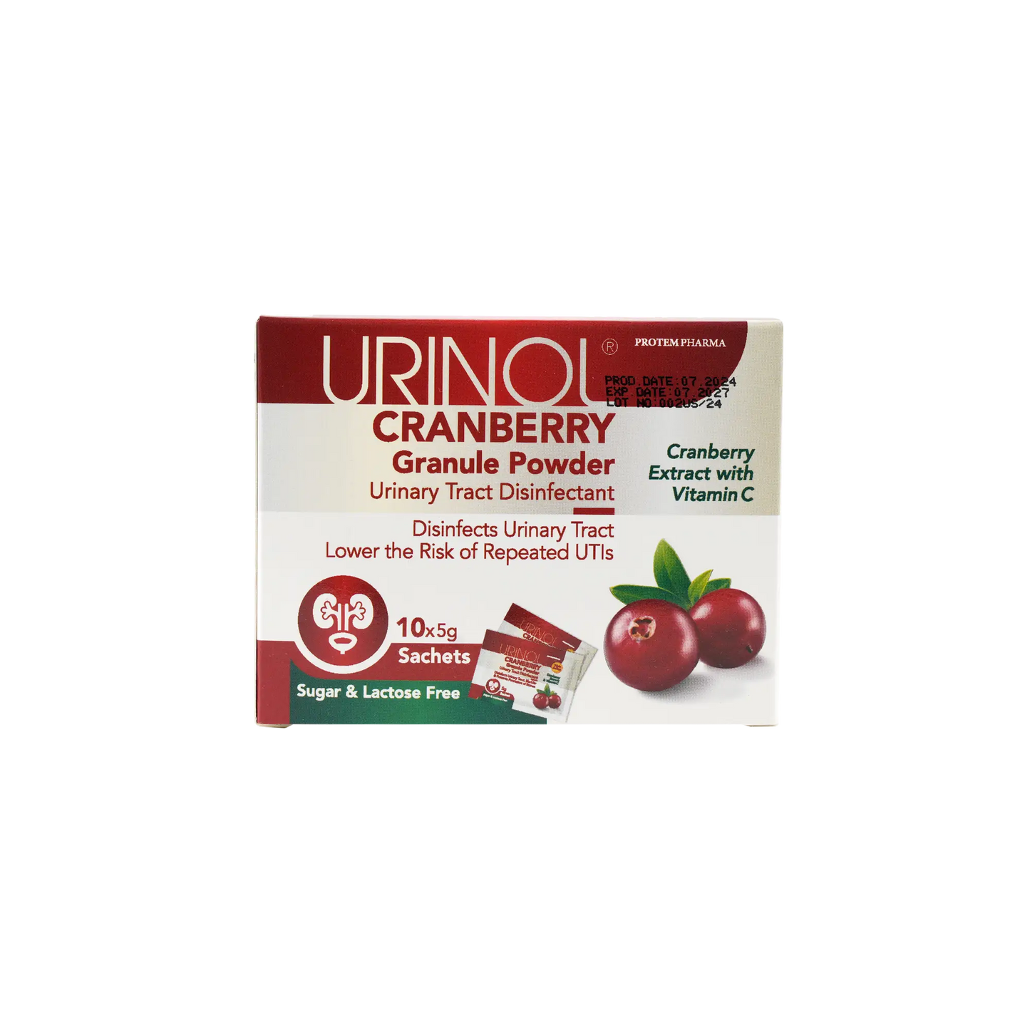 Protem Pharma Urinol Granule Powder 10X5 Sachets
