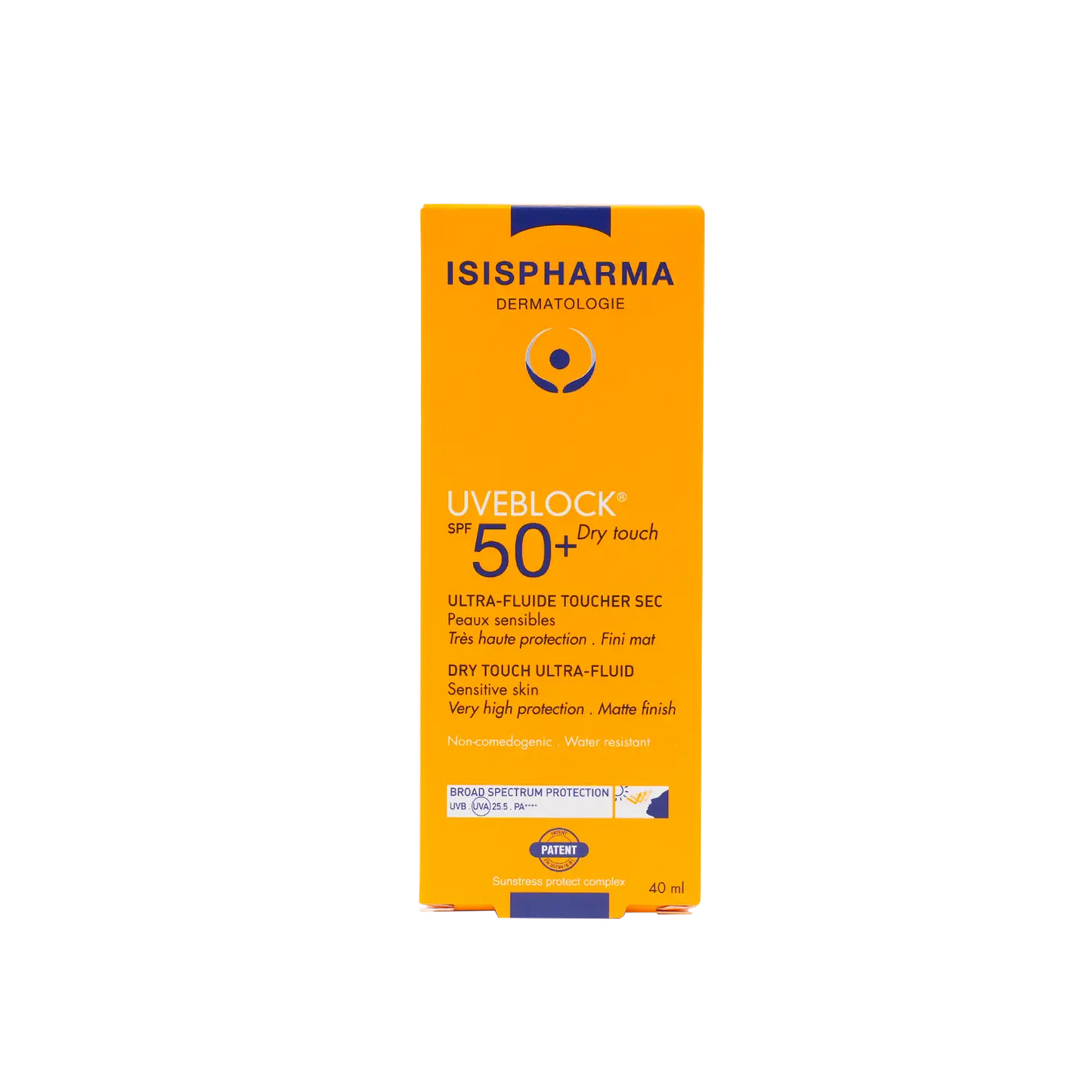 ISIS Pharma UVeblock SPF50+Dry Touch Ultra-Fluid 40ml