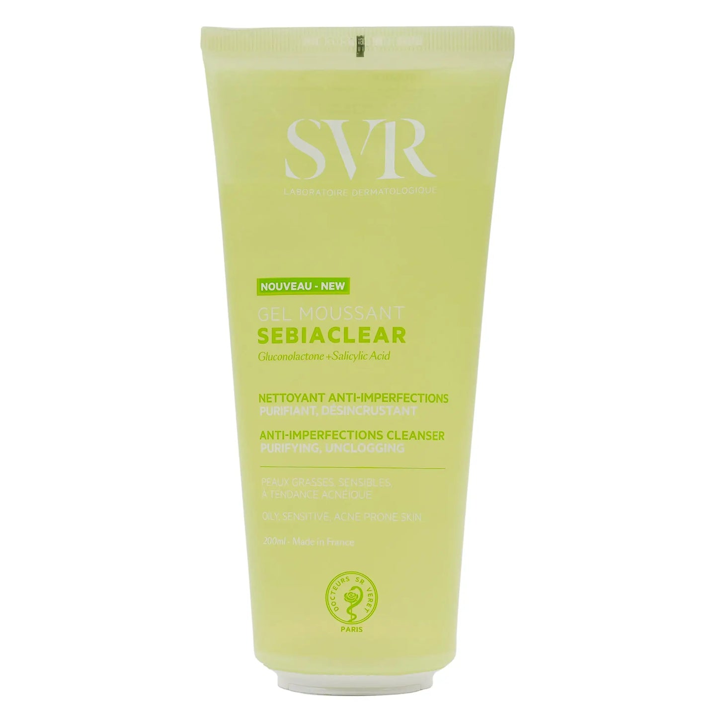 SVR Sebiaclear Gel Moussant 200Ml