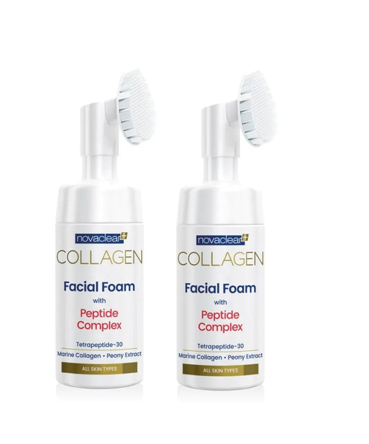 Novaclear Collagen Facial Foam With Peptide 100ml 2 pcs