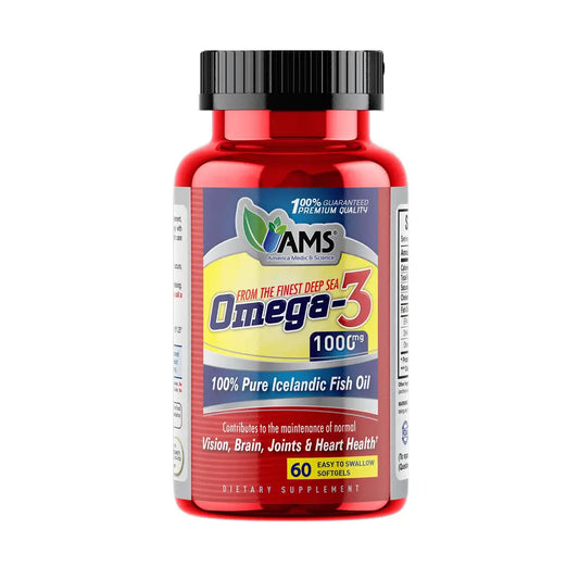 AMS Omega-3 1000Mg 60 Soft Gels