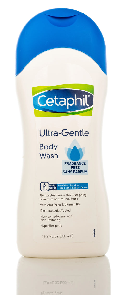 Cetaphil Ultra Gentle Fragrance Free Body Wash 500Ml