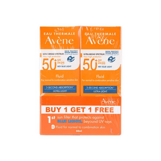 Avene Very High Protection SPF50+ Fluid Nor To Comb 50ml 1+1