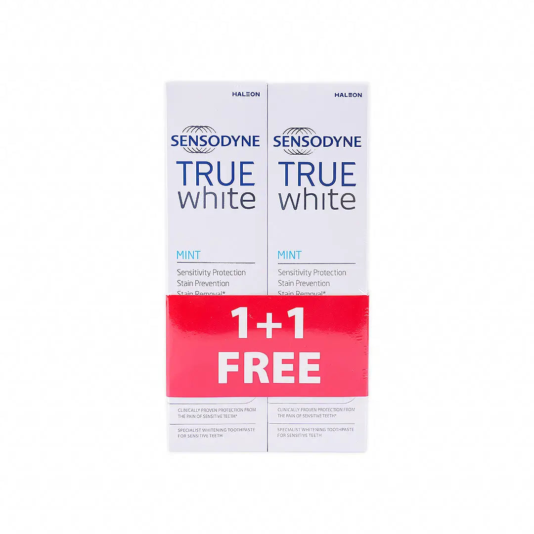 Sensodyne True White Mint Toothpaste 75ml 1+1