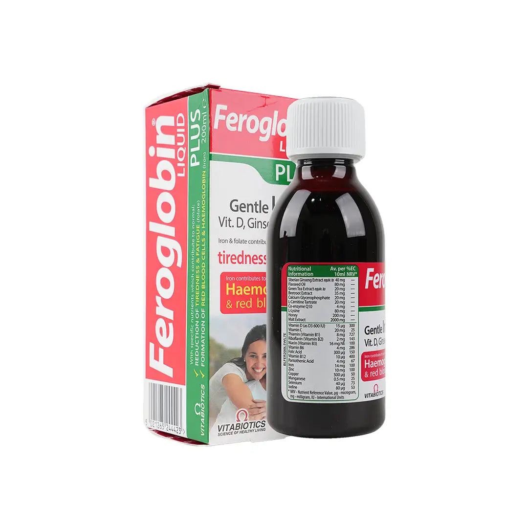 Vitabiotics Feroglobin Liquid Plus Syrup 200Ml