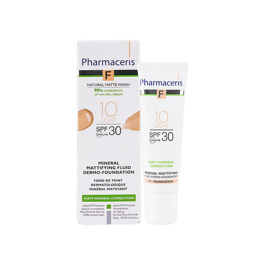 Pharmaceris Spf30 Mineral Mattifying Fluid 30ml-10 Light
