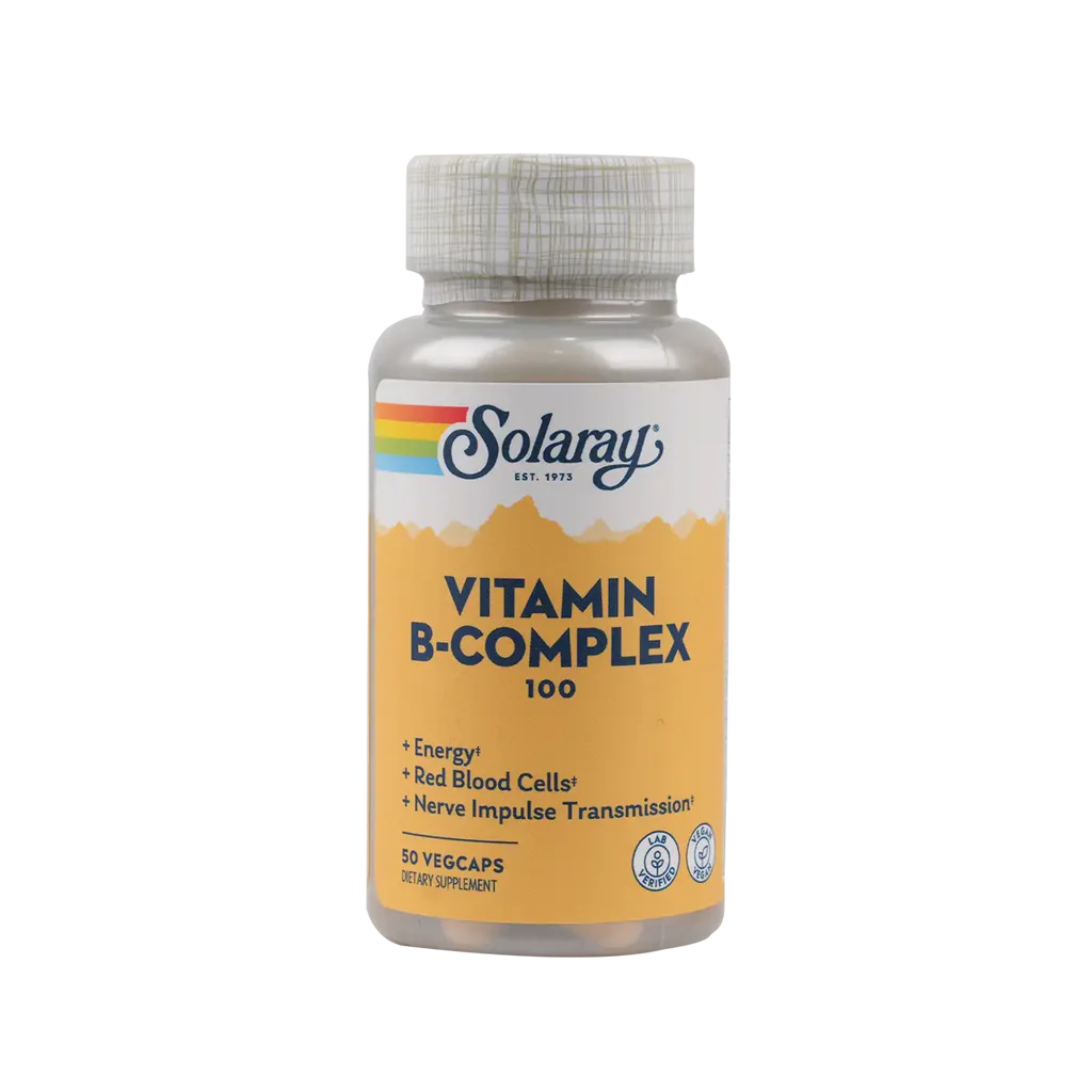 Solaray Vitamin B-Complex 100Mg 50 Vegcaps