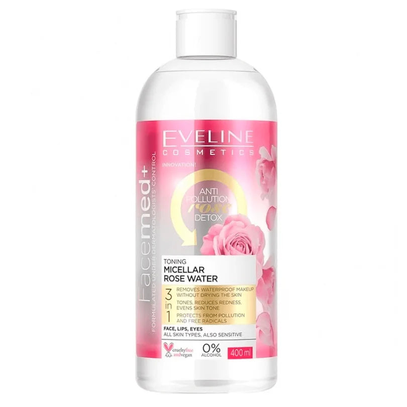 Eveline Facemed Toning Micellar Rose Water 400 ml