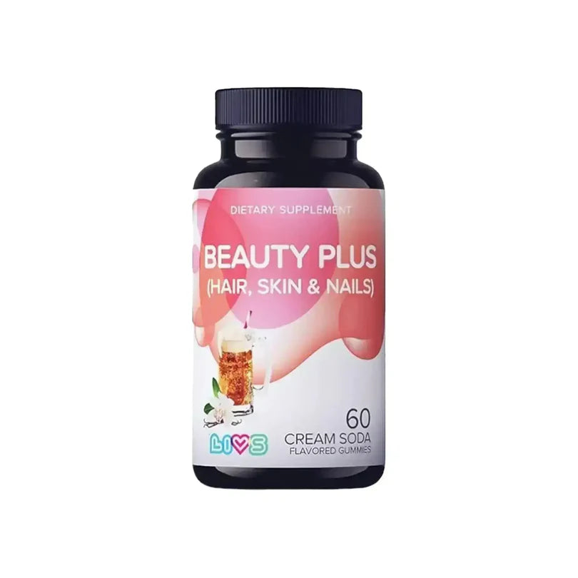 Livs Beauty Plus with Cream Soda Flavor 60 Gummies
