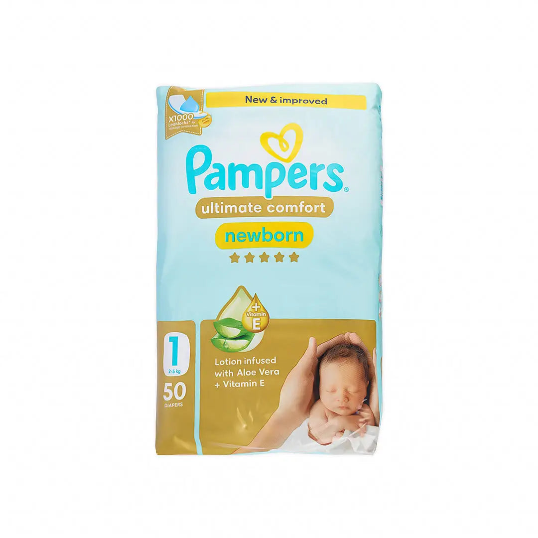 Pampers Ultimate Comfort Newborn No.1 (2-5Kg) 50Pcs