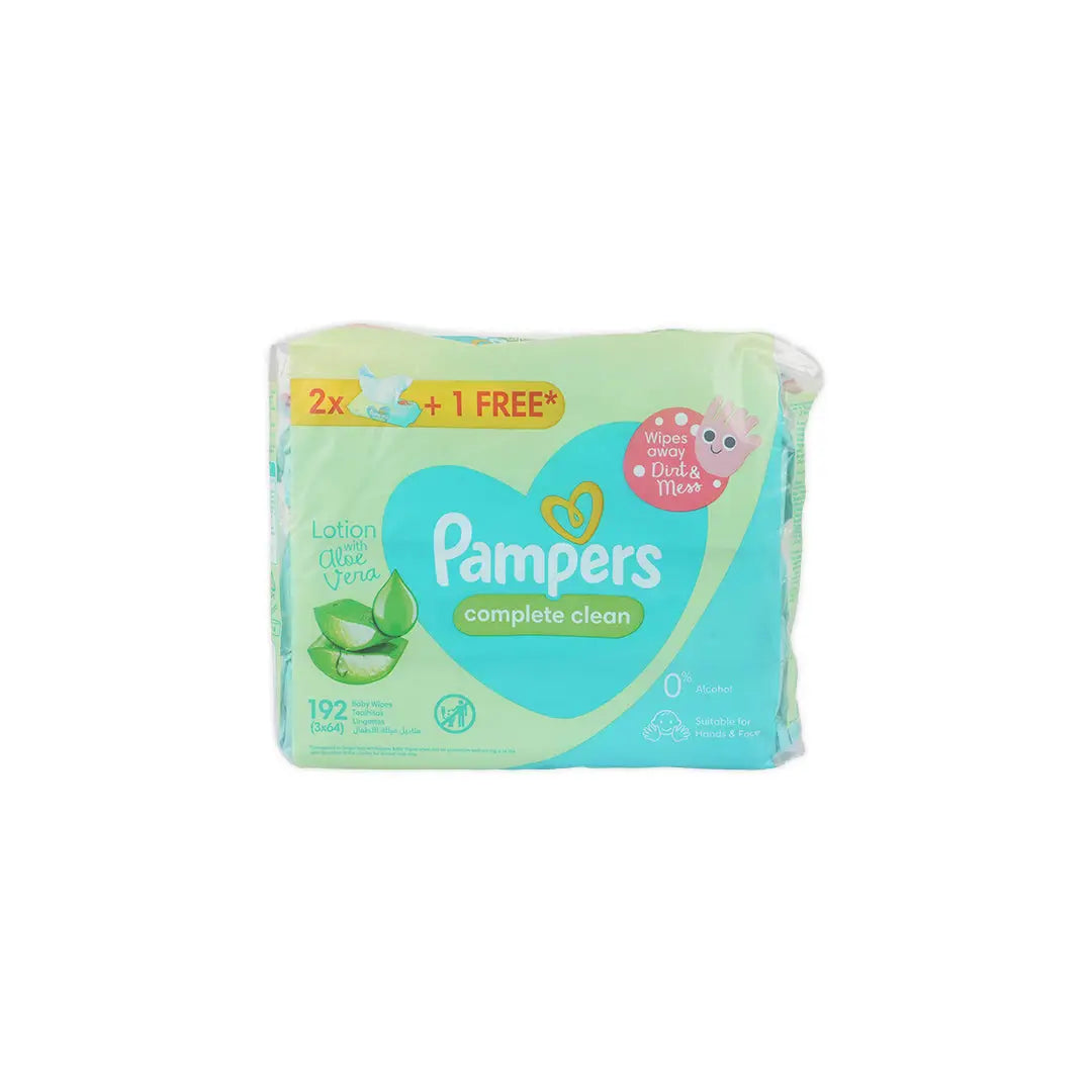 Pampers Complete Clean Wipes 64Pcs