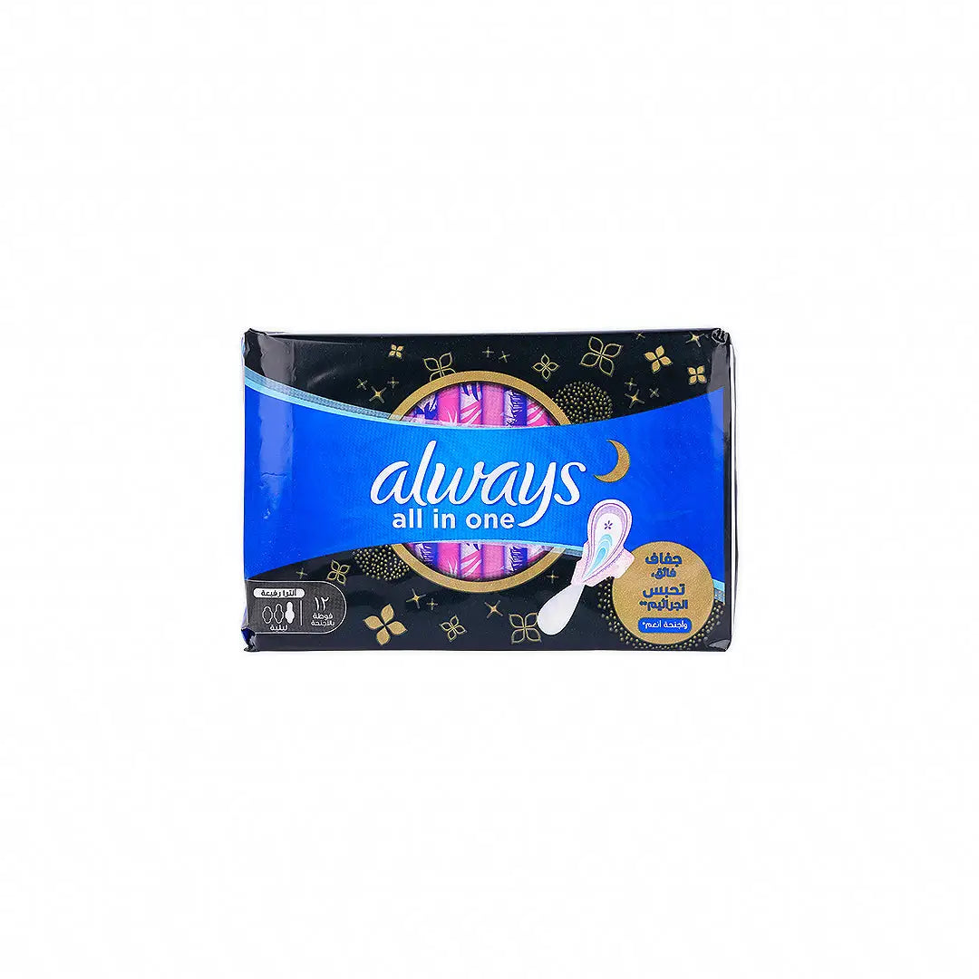 Always All In One Ultra Thin Night 12 Pads