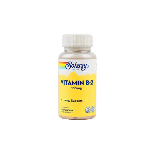 Solaray Vitamin B-2 100Mg 100 Vegcaps