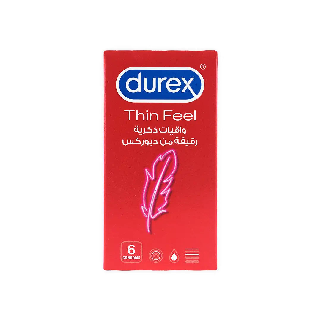 Durex Condom Feel Thin 6 Pcs