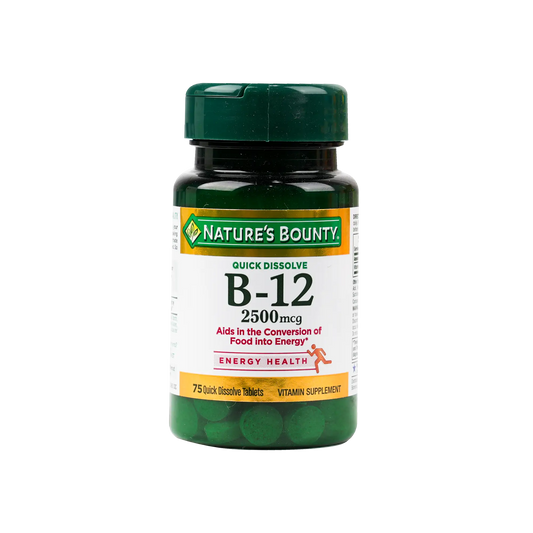Natures Bounty B-12 2500mcg 75tabs