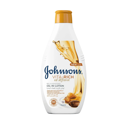 Johnson's Vita-Rich Body Lotion 400ml-Argan, Almond & Shea