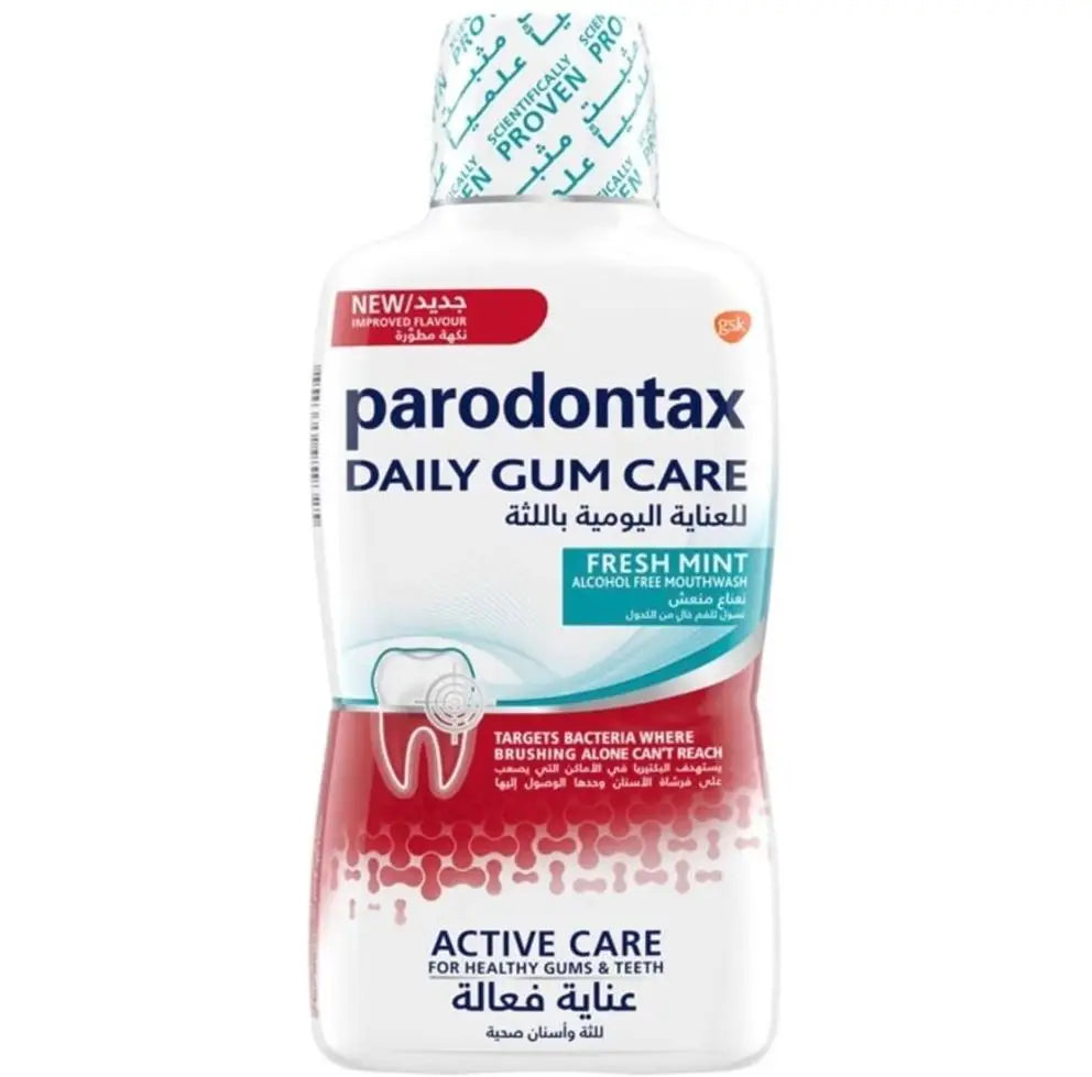 Parodontax Daily Gum Care Fresh Mint Mouthwash 500ml-GS357