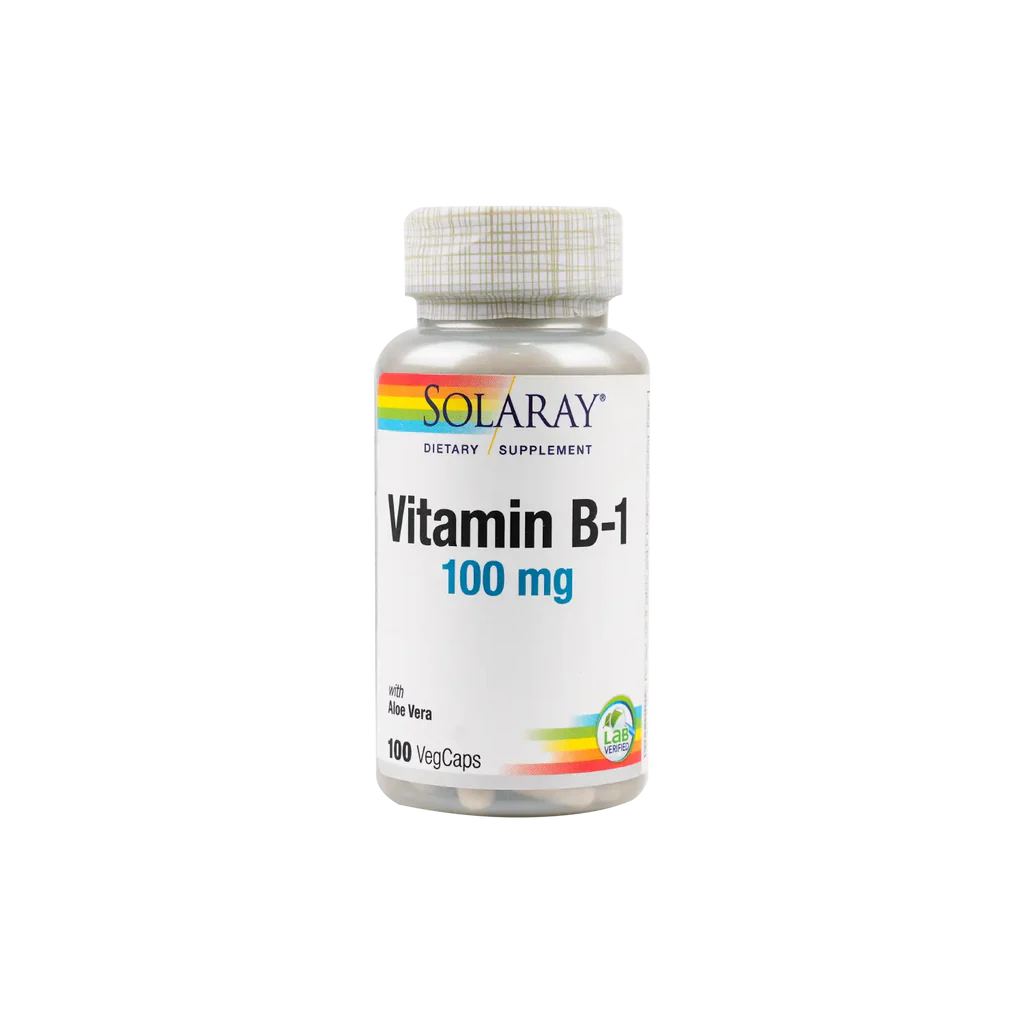 Solaray Vitamin B-1 100Mg 100 Vegcaps