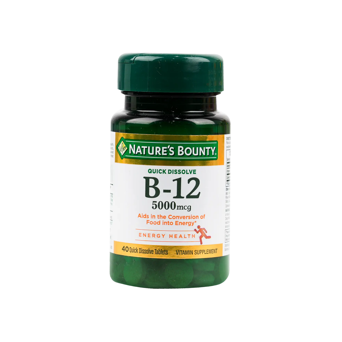 Natures Bounty B-12 5000mcg 40tabs