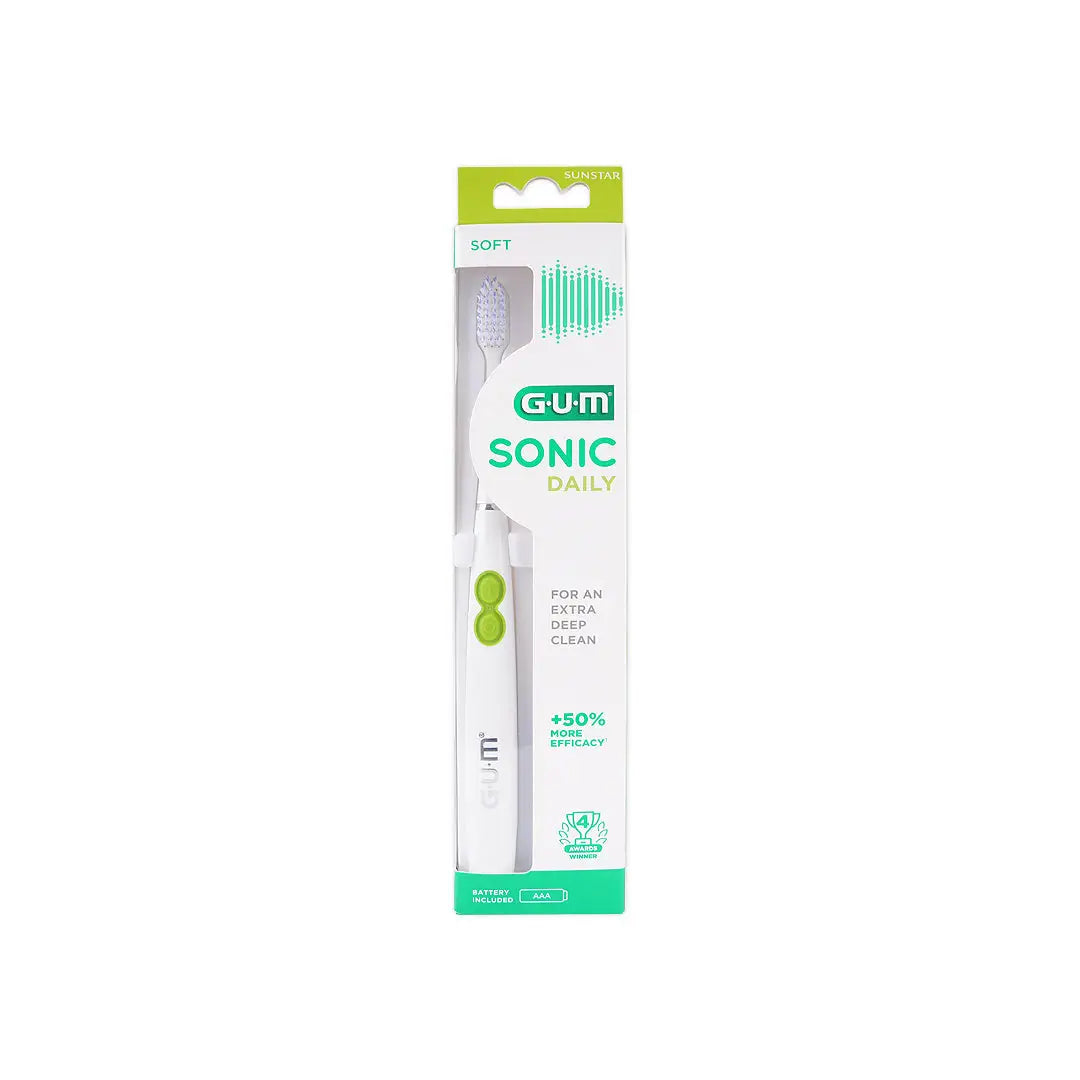 GUM Sonic Daily Toothbrush White