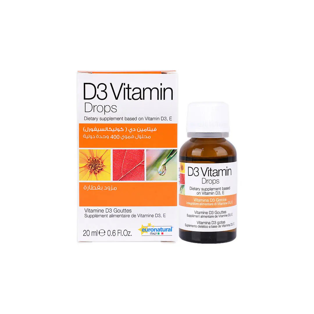 Euronatural Vitamin D3 Drops 20ml