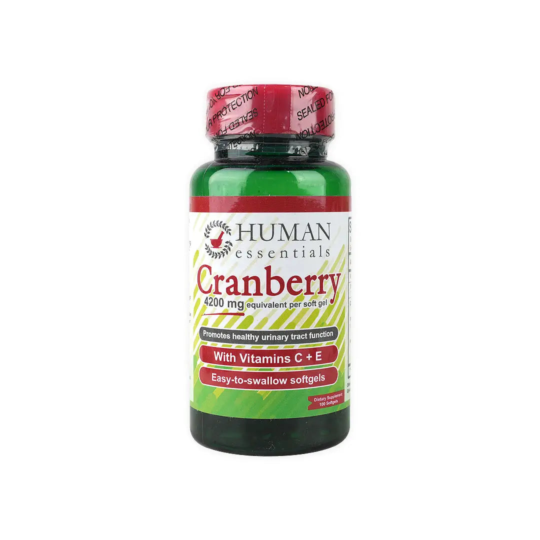 Human Essentials Cranberry 4200Mg 100Softgels