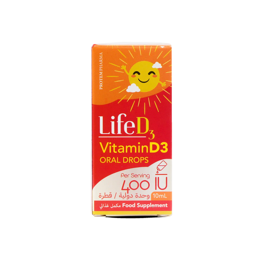 Protem Pharma Life D3 Oral Drops 400Iu 10Ml