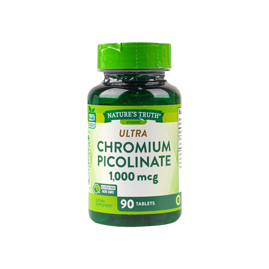 Nature's Truth Ultra Chromium Picolinate 1000 Mcg 90 Tablets