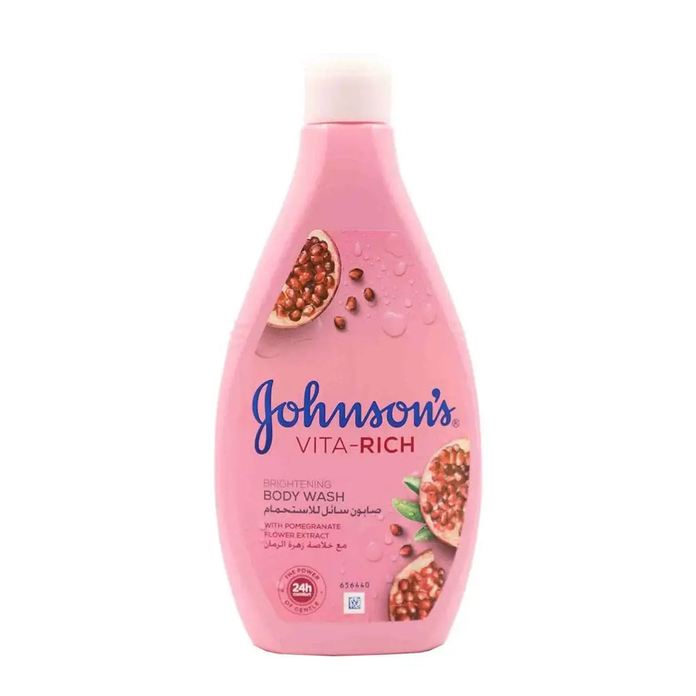 Johnson's Vita-Rich Body Wash 400ml-Pomegranate Flower