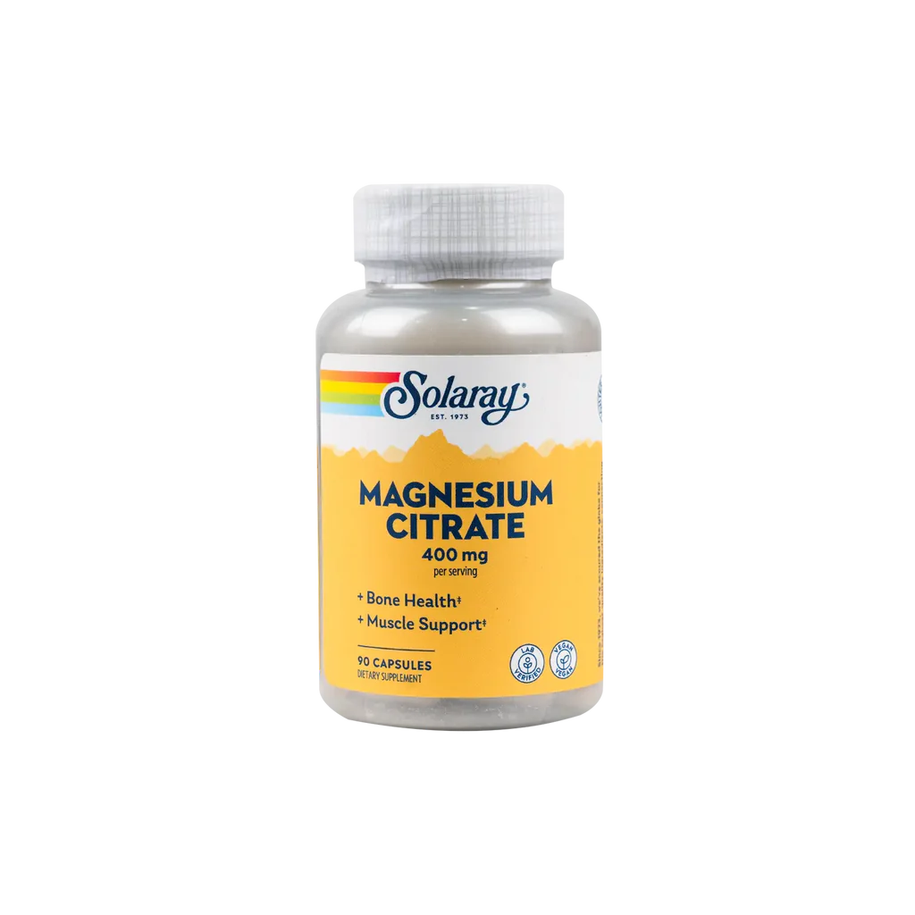 Solaray Magnesium Citrate 400Mg 90 Caps