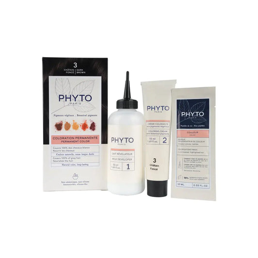 Phyto Permanent Hair Color NO.3 - Dark Brown