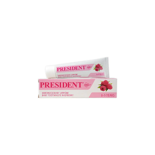 President Baby 0-3 Years Raspberry Toothpaste 30ml